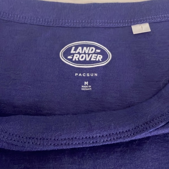 Pacsun Land Rover M dark blue tee - Picture 3 of 3